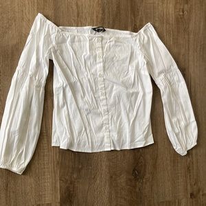 Express off shoulder top